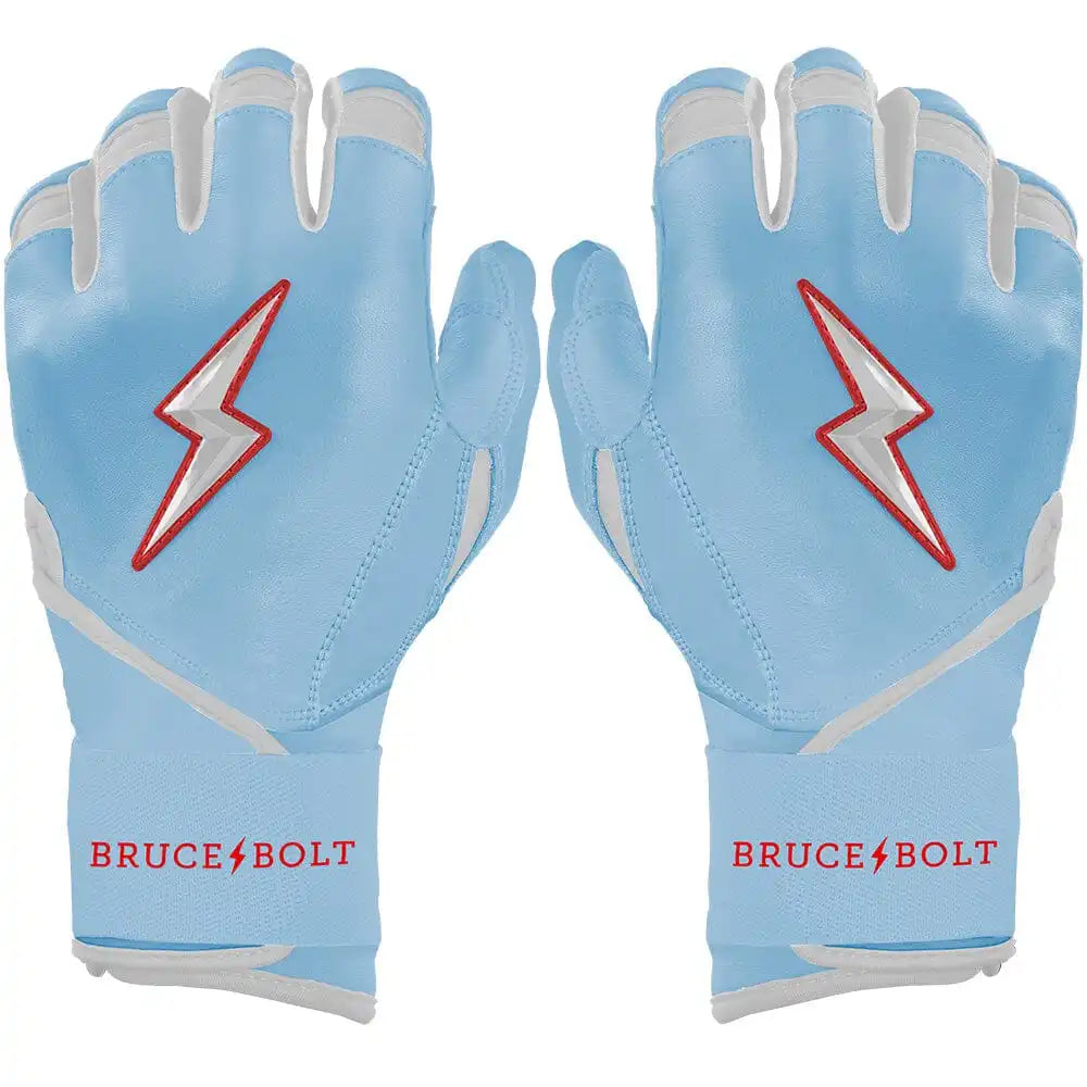 Ian Happ Signature Series Long Cuff Batting Gloves - Baby Blue
