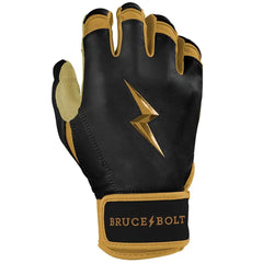 Gold Series Short Cuff Batting Gloves - Black/Gold