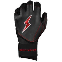 Bear Series Long Cuff Batting Gloves - Black