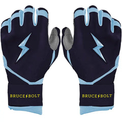 Bear Series Long Cuff Batting Gloves - Tampa Blue