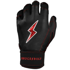 Bear Series Short Cuff Batting Gloves - Black