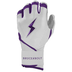 Chrome Series Long Cuff Batting Gloves - Purple