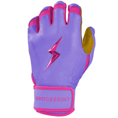 Harrison Bader Signature Series Short Cuff Batting Gloves - Lavender