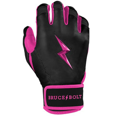 Bear Series Short Cuff Batting Gloves - Hot Pink