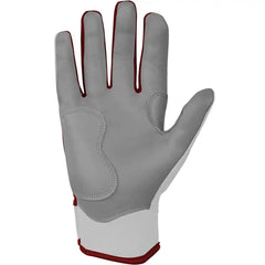 Chrome Series Short Cuff Batting Gloves - Maroon