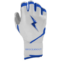 Chrome Series Long Cuff Batting Gloves - Royal