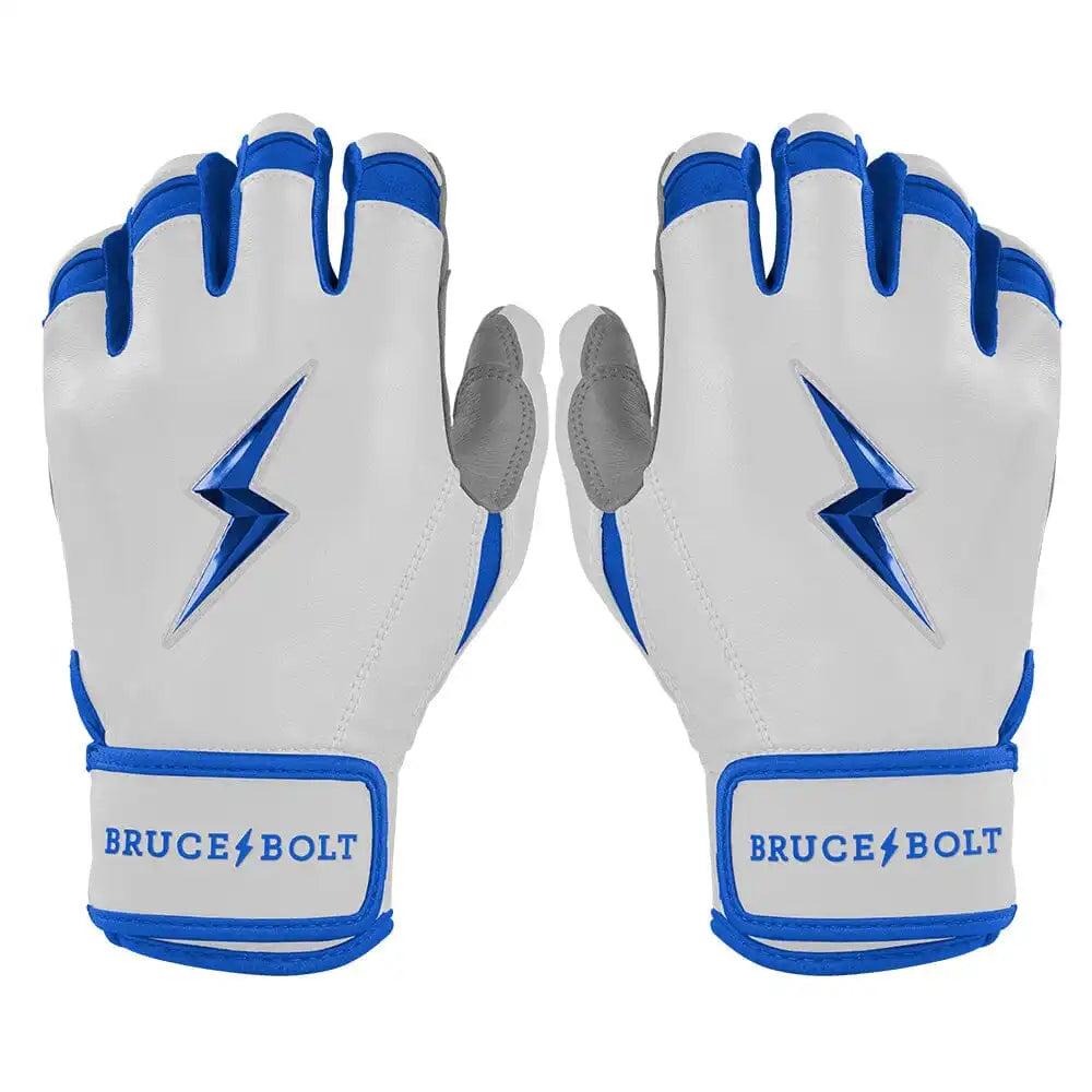 Chrome Series Short Cuff Batting Gloves - Royal