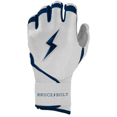 Chrome Series Long Cuff Batting Gloves - Navy
