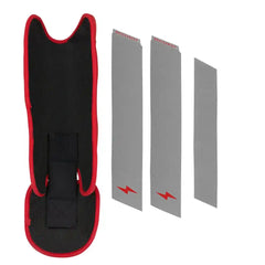 Grey Series Leg Guard - Red