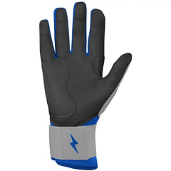 Grey Series Long Cuff Batting Gloves - Royal Blue