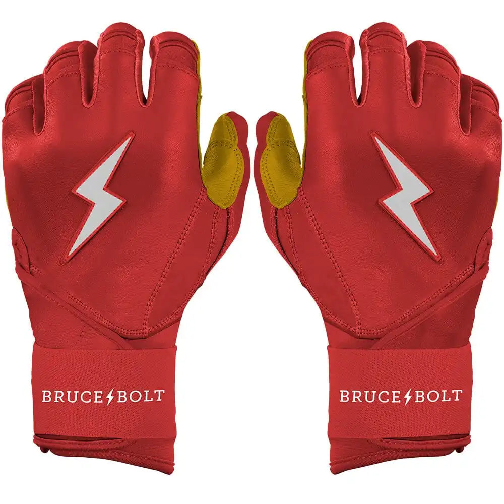 Original Series Long Cuff Batting Gloves - Red