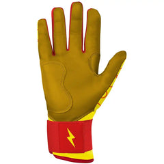 Harrison Bader Signature Series Long Cuff Batting Gloves - Flames