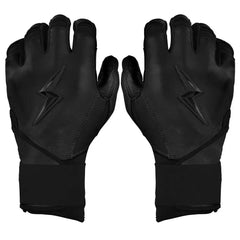 Personalized Bear Series Long Cuff Batting Gloves - Blackout