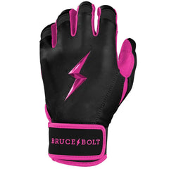 Bear Series Short Cuff Batting Gloves - Hot Pink