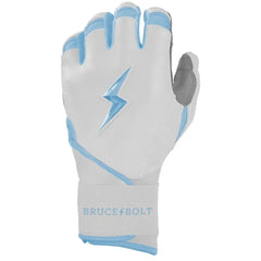 Chrome Series Long Cuff Batting Gloves - Baby Blue