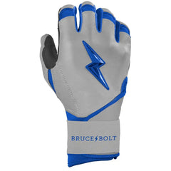 Grey Series Long Cuff Batting Gloves - Royal Blue
