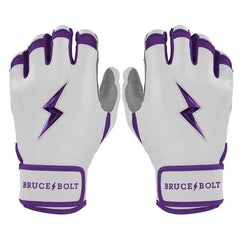Chrome Series Short Cuff Batting Gloves - Purple