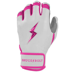 Chrome Series Short Cuff Batting Gloves - Pink