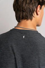 SuperSoft "BRUCE BOLT" Short Sleeve Shirt - Charcoal